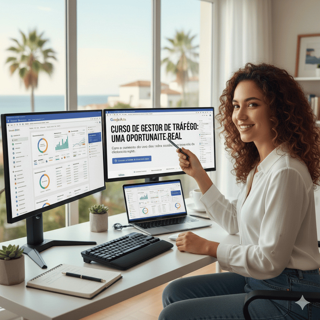 Curso de Gestor de Tráfego: uma oportunidade real para quem quer trabalhar com internet
